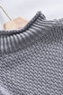 Oversized Chunky Batwing Long Sleeve Turtleneck Sweater